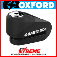 Oxford Security 6mm Pin Black Quartz XD6 Disc Lock MX Motorcycle Bike