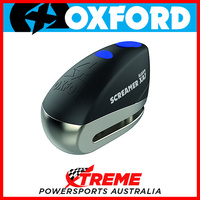 Oxford Security Black/Silver Screamer XA7 Alarm Disc Lock MX Motorcycle Bike