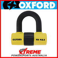 Oxford Security 14mm Shackle Yellow HD Max Disc Lock MX Motorcycle Bike