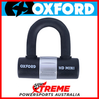 Oxford Security 14mm Shackle Black HD Mini Disc Lock MX Motorcycle Bike