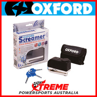 Oxford Security Black Screamer Attack Activated Alarm Disc Lock MX Motorcycle