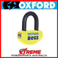 Oxford Security 12.7mm Shackle Yellow Boss Strong Disc Lock MX Motorcycle Bike