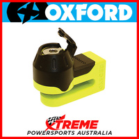 Oxford Security Yellow Mini T Scooter Disc Lock MX Motorcycle Bike