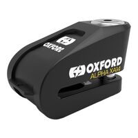 Oxford Alpha Xa14 Alarm Disc Lock Stainless Brush - 14mm Pin