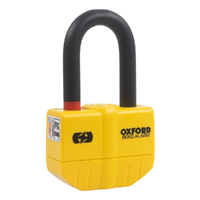 Oxford Boss Alarm Disc Lock 14mm Pin Yellow