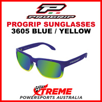 ProGrip 3605 Motocross Eyewear Sunnies Sunglasses Blue Yellow 3605BY