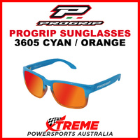 ProGrip 3605 Motocross Eyewear Sunnies Sunglasses Cyan Orange 3605CO