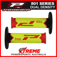 Progrip 788 Triple Density Extra Slim Red/Fluro-Yellow/Black Grips MX Dirt Bike