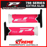 Progrip 788 Triple Density Extra Slim Pink/Black Grips MX Dirt Bike Motorcycle