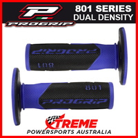 Progrip 801 Half Waffle Dual Density Blue Grips MX Dirt Bike Motorcycle