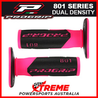 Progrip 801 Half Waffle Dual Density Pink Grips MX Dirt Bike Motorcycle