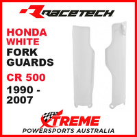 Rtech Honda CR500 CR 500R 1990-2001 White Fork Guards Protectors