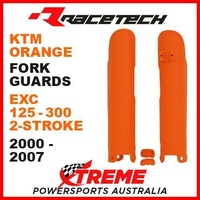 Rtech KTM 125EXC 200EXC 250EXC 300EXC 2000-2007 Orange Fork Guards Protectors