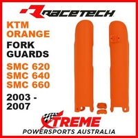 Rtech KTM SMC 620 640 660 Super Moto 2003-2007 Orange Fork Guards Protectors