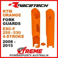 Rtech KTM EXC F 250 350 450 500 530 2008-2015 Orange Fork Guards Protectors