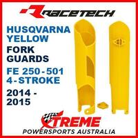 Rtech Husqvarna FE 250 350 450 501 2014-2015 Yellow Fork Guards Protectors