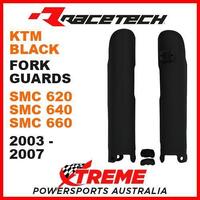 Rtech KTM SMC 620 640 660 Super Moto 2003-2007 Black Fork Guards Protectors