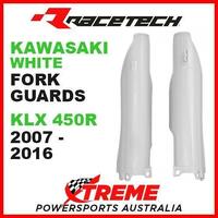 Rtech Kawasaki KLX450R KLX 450R 2007-2016 White Fork Guards Protectors