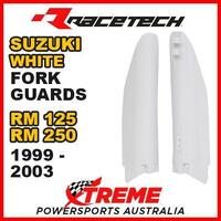 Rtech For Suzuki RM125 RM250 RM 125 250 1999-2003 White Fork Guards Protectors