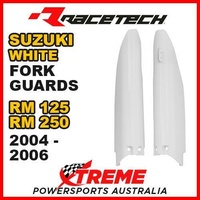 Rtech For Suzuki RM125 RM250 RM 125 250 2004-2006 White Fork Guards Protectors
