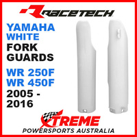 Rtech Yamaha WR250F WR450F WRF 2005-2018 White Fork Guards Protectors