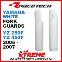 Rtech Yamaha YZ250F YZ450F YZF 2005-2007 White Fork Guards Protectors