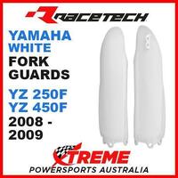 Rtech Yamaha YZ250F YZ450F YZF 2008-2009 White Fork Guards Protectors