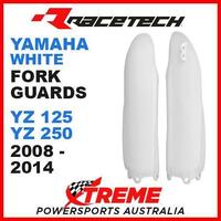 Rtech Yamaha YZ125 YZ250 YZ 125 250 2008-2014 White Fork Guards Protectors