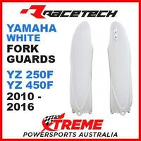 Rtech Yamaha YZ250F YZ450F YZF 2010-2018 White Fork Guards Protectors