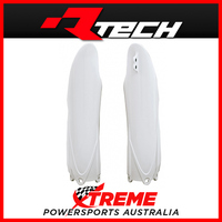 Rtech Yamaha YZ250X 2016-2018 White Fork Guards Protectors