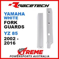 Rtech Yamaha YZ85 YZ 85 2002-2018 White Fork Guards Protectors