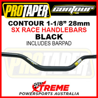 ProTaper 020207 Contour Handlebar Oversize 1-1/8" Fat Bars SX Race Bend Black 