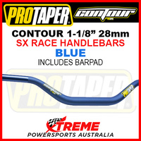ProTaper 020212 Contour Handlebar Oversize 1-1/8" Fat Bars SX Race Bend Blue