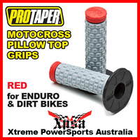 ProTaper Pillow Top Grips Tri-Density Red Tip MX Motocross Dirt Bike 02-4851