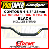 ProTaper 027909 Contour Handlebar Oversize 1-1/8" Fat Bars Carmichael Bend Black