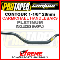 ProTaper 027910 Contour Handlebar Oversize 1-1/8" Fat Bars Carmichael Bend Platinum
