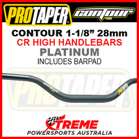 ProTaper 027914 Contour Handlebar Oversize 1-1/8" Fat Bars CR High Bend Platinum