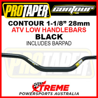 ProTaper 027969 Contour Handlebar Oversize 1-1/8" Fat Bars ATV Low Bend Black