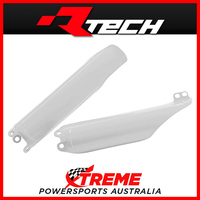Rtech White Fork Guards Protectors for Honda CRF250R 2016 2017 2018