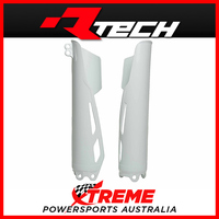 Rtech White Fork Guards Protectors for Honda CRF250RX 2019 2020 2021 2022