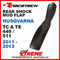 Rtech Black Husqvarna TE449 2011-2013 Rear Shock Guard Mud Flap Plate R-PSPHSQNR011