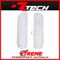 Rtech White Fork Guards Protectors for Yamaha YZ65 2018 2019 2020 2021 2022