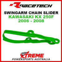 Rtech Kawasaki KX250F 2006-2008 Green Swingarm Chain Slider
