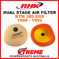 RHK Flowmax KTM 380EGS 380 EGS 1998-1999 Air Filter Dual Stage