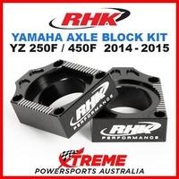 RHK MX AXLE BLOCK KIT BLACK YAMAHA YZ 250F 450F YZ250F YZ450F 2014-2015 DIRTBIKE