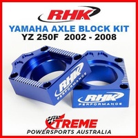 RHK MX AXLE BLOCK KIT BLUE YAMAHA YZF250 YZ 250F YZ250F 2002-2008 MOTO DIRTBIKE