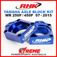 RHK AXLE BLOCK BLUE KIT YAMAHA WR 250F WR250F WR 450F WR450F 2007-2015 ENDURO