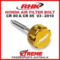 RHK MX GOLD AIR FILTER BOLT MOTO HONDA CR80 CR85 CR 80 80cc 85 85cc 2003-2010