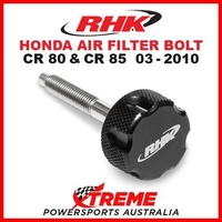 RHK MX BLACK AIR FILTER BOLT MOTO HONDA CR80 CR85 CR 80 80cc 85 85cc 2003-2010