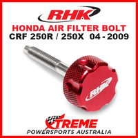 RHK MX RED AIR FILTER BOLT MOTO HONDA CRF250R CRF250X CRF 250R 250X 04-2009 BIKE